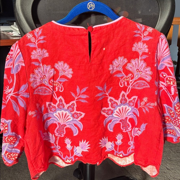 FARM Rio Red Floral Crop Top - Picture 12 of 12